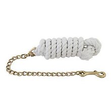 Cotton Lead w/ Chain (White)
