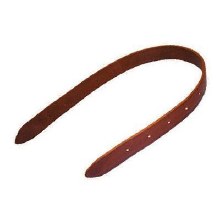 Leather Stitch Crown 1" (Chestnut/Cob)