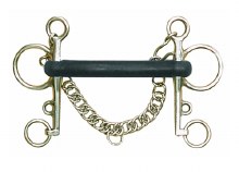 Pelham Hard Rubber Mouth (5")