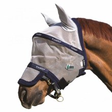 Rambo Plus Fly Mask (Cob - Silver/Navy)