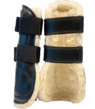 Rex Open Front Boot (Small - Black/White)