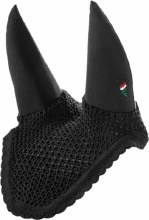Equiline Soundless Ear Bonnet (Black/Horse)