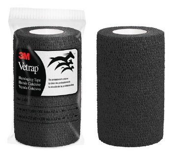 Vetrap Bandaging Tape Roll (Single/Black)