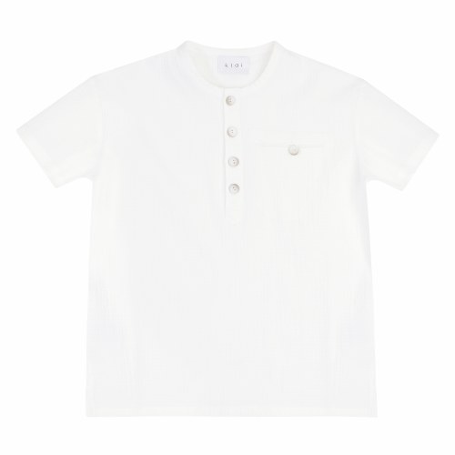 SEER SUCKER SHIRT WHT 3