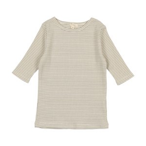 3/4 SLEEVE RIB TEE GRN/STR 5