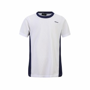 BOYS SWIM TOP  WHT 8