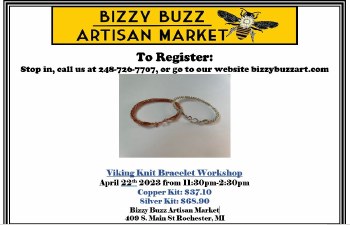 April 22nd 2023 Viking Knitted Single Weave Bracelet