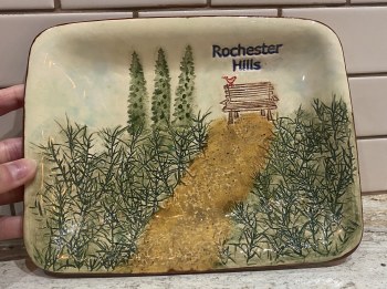 Ceramic Rochester Hills Tray