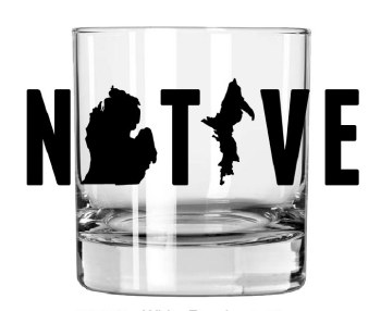 8oz Whiskey Glass - Native