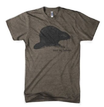 Small Big Beaver Exit 69 T-shirt Brown