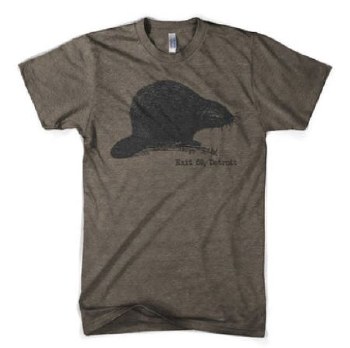 XXL Big Beaver Exit 69 T-shirt Brown