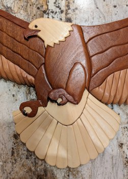 Handmade Wooden Eagle