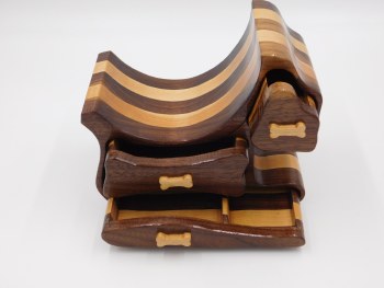 Hardwood Dog Jewelry Box