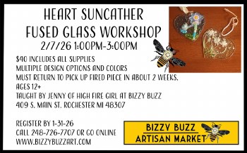 2/7/26 Heart Suncatcher Workshop