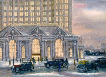 Michigan Central Print 9" x 12"