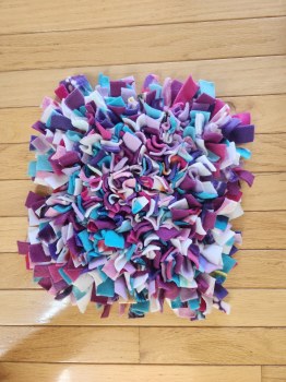 Snuffle Mat - Teal & Purple