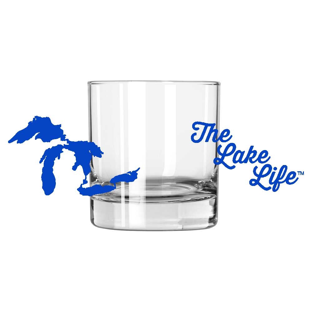 13oz Glass Mug - The Lake Life - Bizzy Buzz Artisan Market