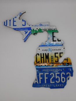Map-MI Plates, Large 22" x 22"
