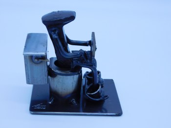 Railroad Spike Figure Potty Guy-Laptop