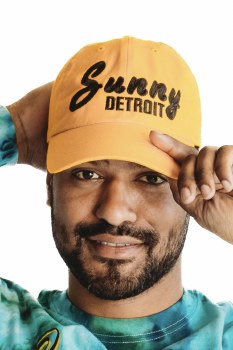Sunny Detroit Yellow Embroidered Hat