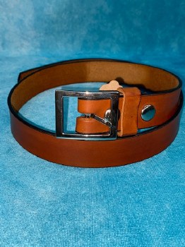 Leather Belt Size 34 (Light Brown)