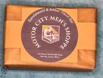 Sandalwood & Amber Travel Bar Soap