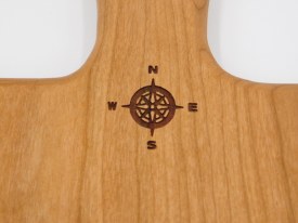 Wood Compass Cutting Board