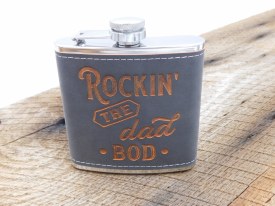 Flask Rockin The Dad Bod-gray