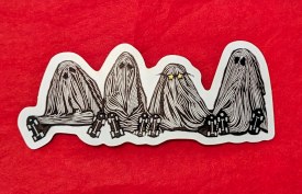 Roller Ghosts Sticker