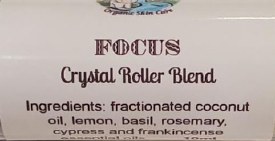 Focus Essential Oil Crystal Roller