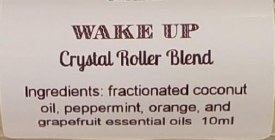 Wake Up Essential Oil Crystal Roller