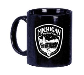 11oz Coffee Mug - Michigan Shield