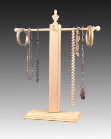 Handmade Wooden Jewelry Tree