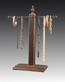 Handmade Wooden Jewelry Tree