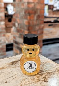 2oz Plastic Baby Bear Local Raw Honey