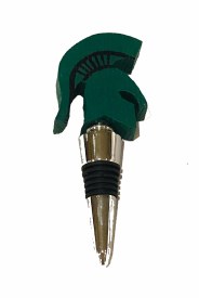 Bottle Stopper-MSU Sparty
