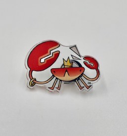 King Crab Acrylic Pin