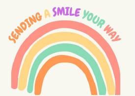 Sending a smile your way card