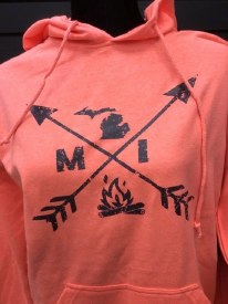 MI Campfire Hoodie - Coral