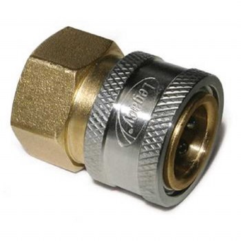 3/8in FPT Coupler, Brass