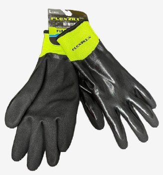 Flexzilla Full Nitrile Gloves, ZillaGreen, Large