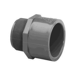 1-1/2in Male Adapter, PVC (Gray)