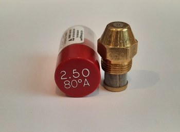 80A Red 2.5 GPH, Hollow Cone Fuel Nozzle