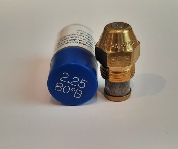 80B Blue 2.25 GPH, Hollow Cone Fuel Nozzle