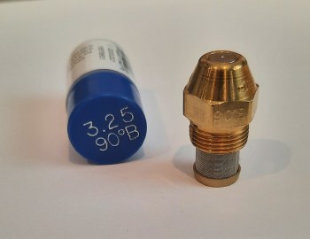 90B Blue 3.25 GPH, Hollow Cone Fuel Nozzle