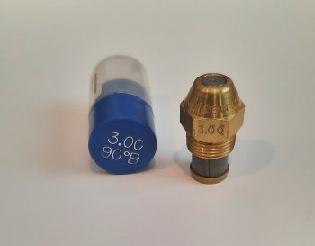 90B Blue 3.00 GPH, Hollow Cone Fuel Nozzle