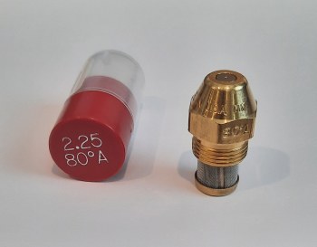 80A Red 2.25 GPH, Hollow Cone Fuel Nozzle