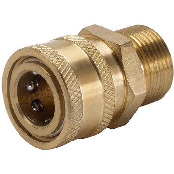 1/2in MPT Coupler, Brass