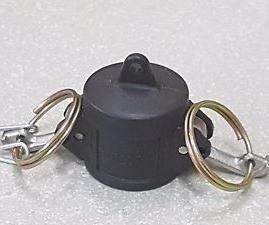 1in Type DC Camlock, Female Coupler Dust Cap, Poly