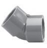 1in Socket 45 Elbow, PVC 80